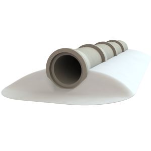 Betonnen kruiptunnel voor in een speeltuin.