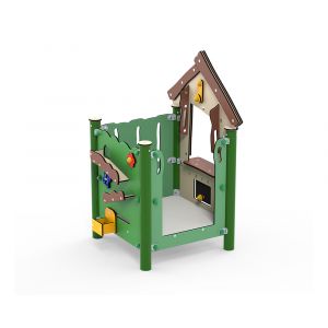 Kunststof speelkeuken of speelwinkel voor kleine kinderen