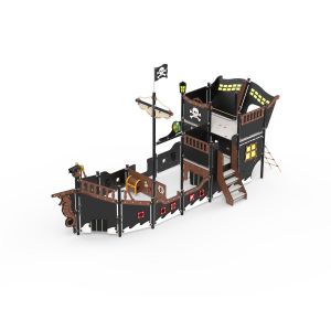 Piratenschip voor speelplaatsen